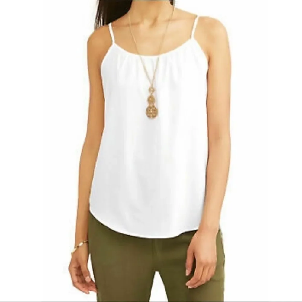 Time and Tru White Camisole Tank Top - Picture 1 of 11